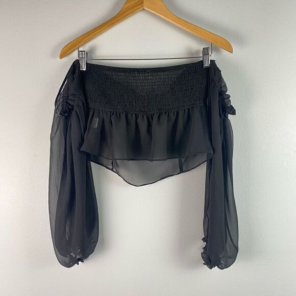 SUPERDOWN nickie off shoulder top M - Picture 4 of 12